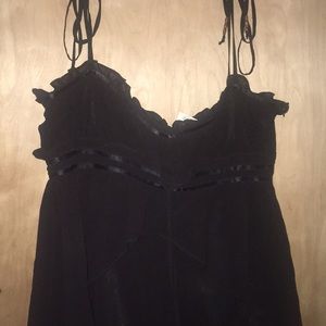 Akdmks bamboo black dress.